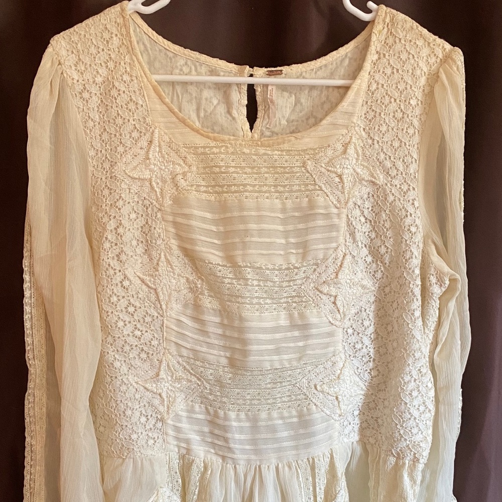 Free People off white dress